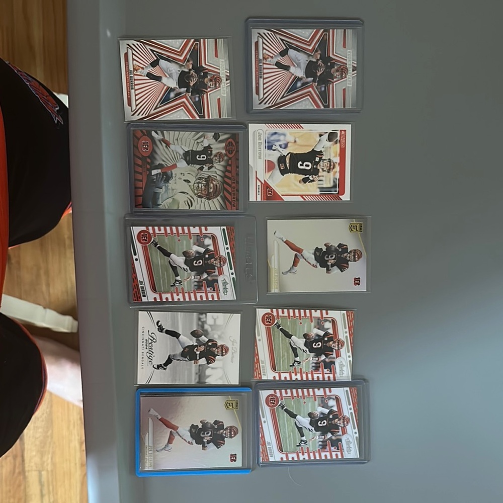 Football Trading Card Collection Joe Borrow Lot